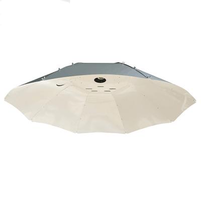 China Modern Horizontal Umbrella Shape Parabolic Reflector Growing Light Lamp Covers Shades For Hydroponics Indoor Growing for sale