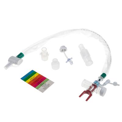 China CSS Original Design With Factory Supply Blue Soft Medical Automatic T-Piece 72H Closed Suction Catheter System For Single Use for sale