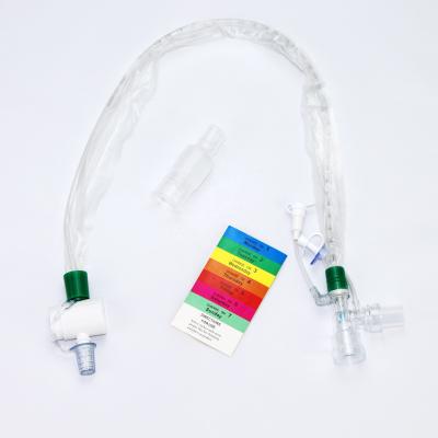 China CSS Original Design with Blue Soft Tip Medical Disposable Closed Suction Catheter for L-Type ICU 24H for sale