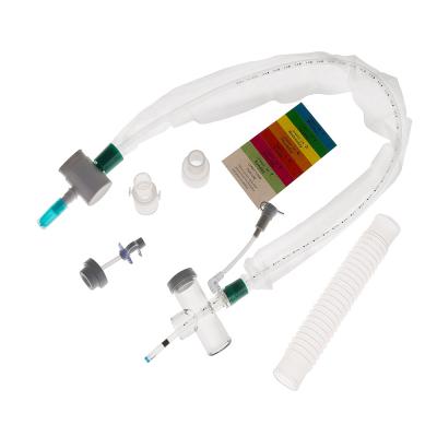 China CSS Original Design with Blue Soft Tip MCREAT 24H T--Disposable Medical Device 14FR Piece Closed Suction System Closed Suction Catheter for sale