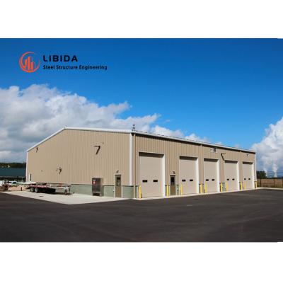 China Prefab Workshop Steel Logistic Warehouse Low Cost Manufacturing Factory Engineering Design Prefab Steel Structure Building for sale