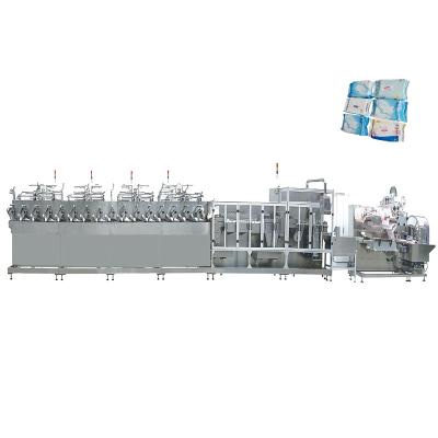 China Aulomalic Packing Machine Factory Direct Sale Full Cloth Full Automatic Servo Reciprocating Dry Runs Machine Cost-Effective Manufacturing for sale