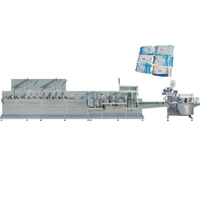 China Full Automatic Servo Reciprocating Full Automatic Packing Machine Very Nice High Performance Single Wet Wipes Making Machine Line for sale