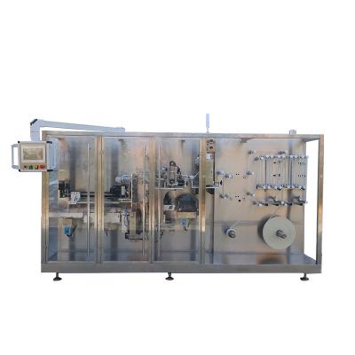 China Factory Customizable New Listing Designed Fully Automatic Double Rows Wet Wipe Packing Machine for sale