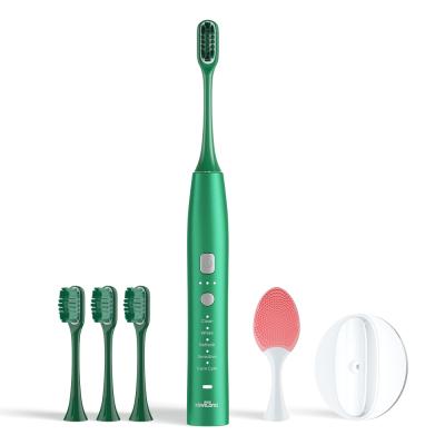 China Modern Battery Operated Hotel Electric Toothbrush Smart Whitening Sonic Kit for sale