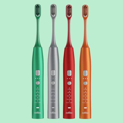 China Silicone Battery Operated Electronic Toothbrush Sonic Electric Toothbrush for sale