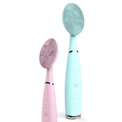 China Silicon DEEP CLEANSING Face Cleanse Silicone Skin Care Facial Scrubber Brush for sale