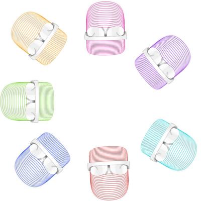 China Colorful Led Skin Rejuvenation Skin Care Beauty Face Mask 7 Colors Therapy Radio for sale