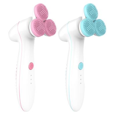 China Silicone Face DEEP CLEANSING Detergent and Electric Massager Brush Cleaning Silicone for sale