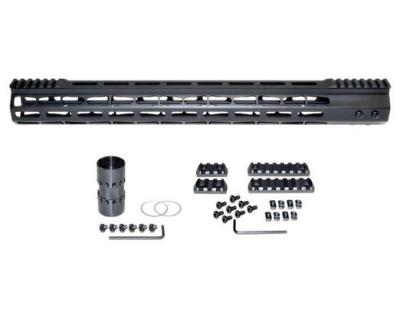 China Super Lightweight Super Light Presma M-LOK Handguard Free Float with Partial Top Rail for AR-15 .223/5.56, 19