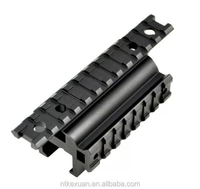 China Aluminum Alloy 6061-T6 Handguard , H&K MP5 G3 Claw Mount Dual Picatinny Rail Handguard Mount for sale