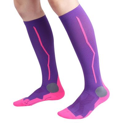 China Hot QUICK DRY High Elastic Sports Designer Selling Basketball Football Basketball Compression Socks Medical Stocking for sale