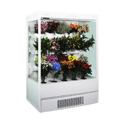 China Hot Selling Large Space Kimay Single-temperature Fresh Flower Vertical Display Fridge Commercial Refrigerator For Flower Shop for sale