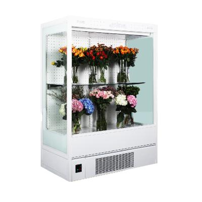 China Hot Selling Kimay Promotion Style Simple-temperature Fresh Flower Open Display Freezer Commercial Refrigerator for sale