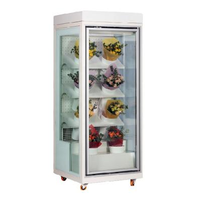 China High quality Kimay Single-temperature glass door fresh flower display cooler commercial multideck freezer for flower shop for sale