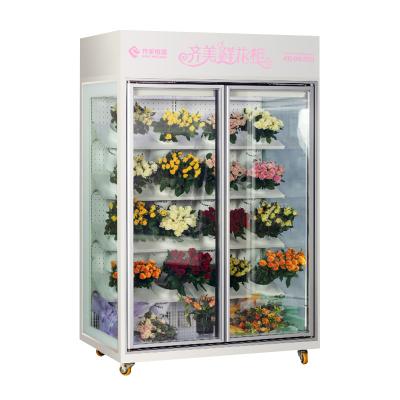 China Wholesale Kimay Single-temperature Door Glass Fresh Flower Display Fridge Commercial Multideck Freezer for sale