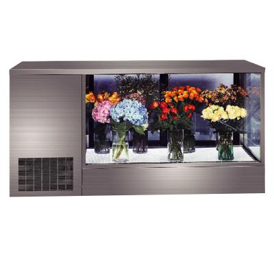 China Commercial Single-temperature Kimay Bar Counter Fresh Flower Display Freezer Refrigerator For Flower Shop for sale