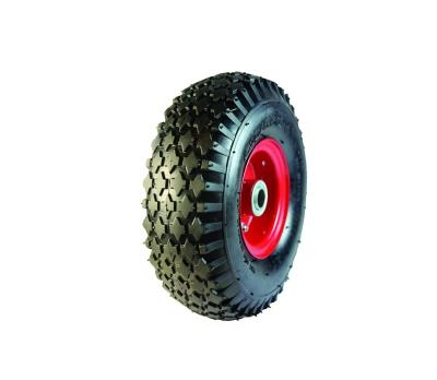 China Hotels Pneumatic Wheel 10 Inch 3.50-4 Stud Tire 3/4in Hole for sale