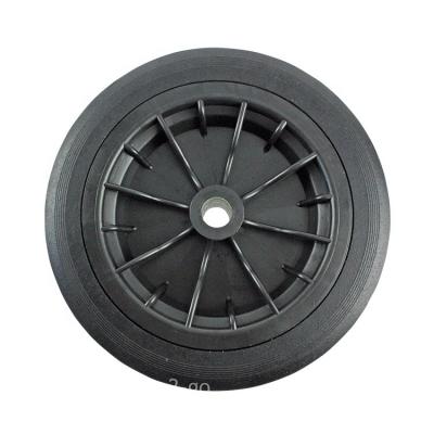 China Hotels 12 Inch Heavy Solid Rubber Tire Wheel For Generator for sale