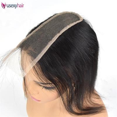 China Hot Selling Kim K 2x6 Headband Hair Hd Lace Closure Cuticle Aligned, Straight Virgin Hair 2x6 Lace Closure, Swiss Brazilian Hair Lace Closure Wholesale for sale