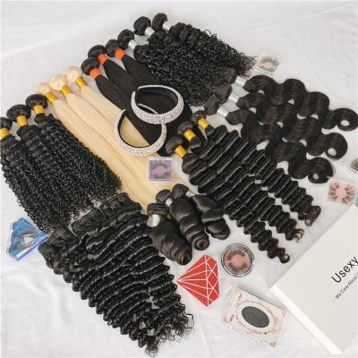 China Fast Shipping 2023 Mink Brazilian Human Hair Cuticle Virgin Hair Bundle Manufacturer Wholesale Hair Bundles New Product Cuticle Aligned Hair Extension for sale