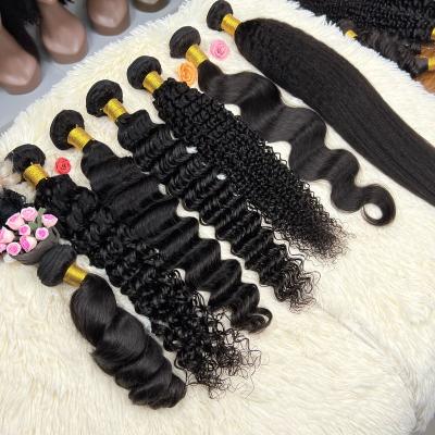 China Cuticle Aligned Hair Extension Bundle Brazilian Hair Virgin Hair Bundle Wholesale Seller With 100% Human Hair Bundles for sale