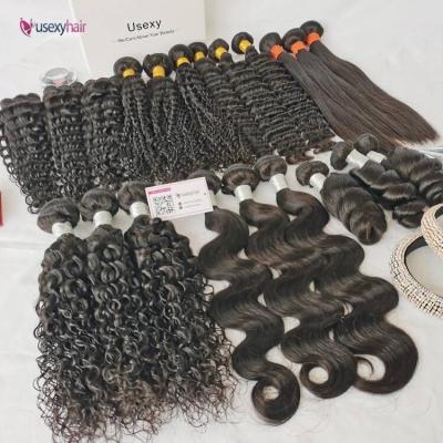 China Wholesale 100% Cuticle Aligned Hair Extension Raw Brazilian Hair Bundles Mink Virgin Hair Weave Extensions Grade 10A Brazilian Hair Bundles for sale