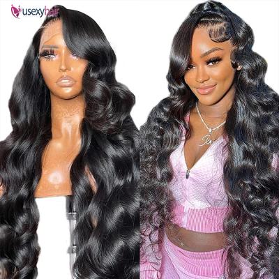 China Body Wave 13x4 Brazilian Hair HD Lace Front Wig, Virgin Cuticle Aligned Hair Full Lace Wig, 13x6 Lace Frontal Wig For Black Women for sale