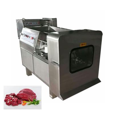 China Large Capacity Food Dicer Easy Operation Frozen Meat Cutter Automatic Goat Meat Cutting Machine for sale