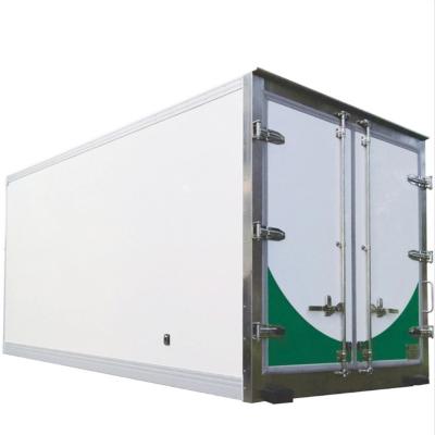 China Automation equipment new design can be used to transport fresh meat and seafood air cooling refrigerated truck body for sale