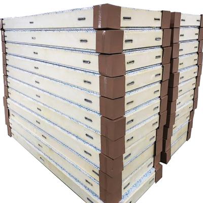 China High Quality Waterproof Fireproof Heat Insulation Freezer Refrigeration Storage Used PU Sandwich Panel, Polyurethane Insulation Panel for sale