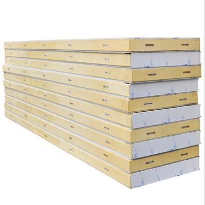 China Wholesale Customization Waterproof Fireproof Heat Insulation Moisture-proofpu Sandwich Panel Insulated Wall For Cold Room for sale