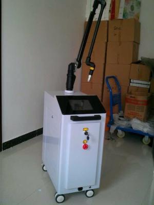 China Medical Vertical ND YAG Q switched laser tattoo removal , Freckle Removal Beauty Machine for sale