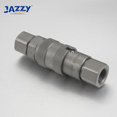 China For Water Colorful Stainless Steel High Pressure Flat Face Quick Release Hydraulic Coupling For Water for sale