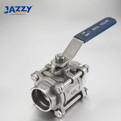 China General SPARK Factory Original 304 316 Stainless Steel Socket Welded Ball Valve 3pc for sale