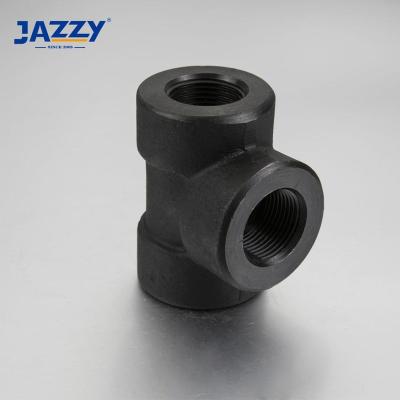 China 304 Stainless Steel 3000LBS Equal Quality Carbon Steel ASME B16.11 A105 Equal Good Tee Forged Fittings for sale