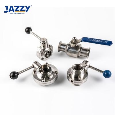 China 3A/ISO/DIN ASTM A270 SS304/SS316L General Stainless Steel Flange Standard Motley End Sanitary Ball Valve for sale