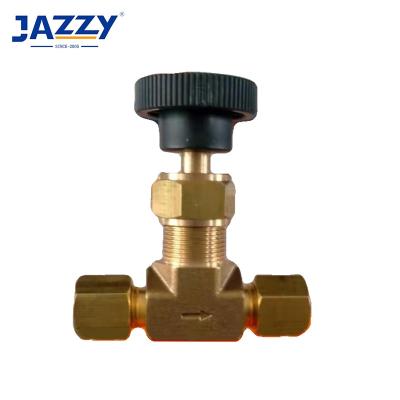 China General Control Spangled Double Ferrule Replacement Reasonable Price Brass Needle Valve for sale