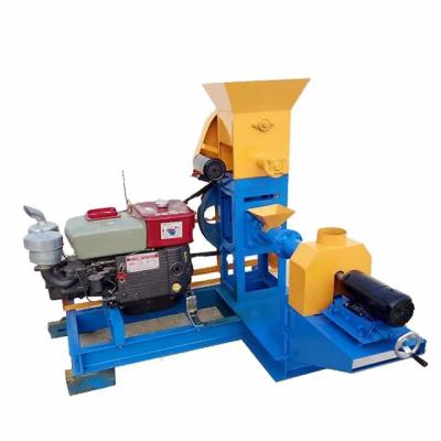 China Poultry farm fish feed extruder pellet floating extruder for fish food extruder machine for sale