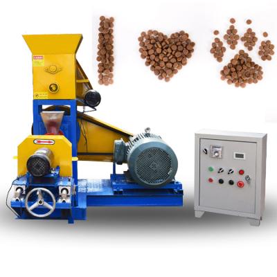 China Automatic Poultry Farm/Fish Farm Mini Floating Fish Feed Pellet Extruder Feed Extruder Floating Machine Single Phase for sale