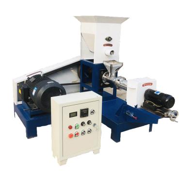 China Poultry farm fish feed extruder floating fish feed making machinery feed pellet making machine for fish for sale