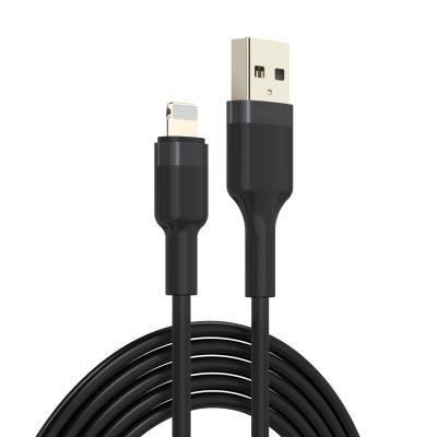 China 2021 New Design Player Aluminum Alloy 2.4A Micro USB C 8 Pin White Data Line OEM USB Cable MP3/MP4 Tape Jacket For iPhone for sale