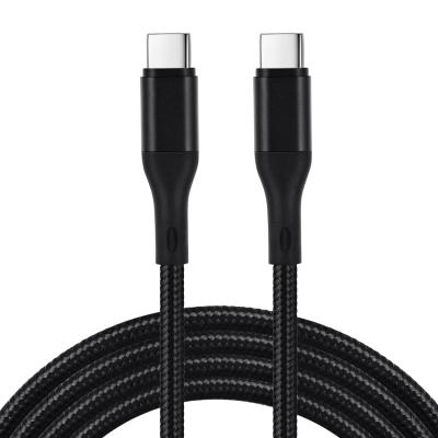 China High Speed ​​Data New Arrival Data Sync Charging Nylon Braided 1.8M 1M Fast Charging 20V 5A 100W Type C PD Cable For MacBook Phone for sale