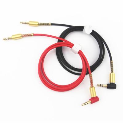 China High quality durable car metal gold plug male to 3.5 mm aux. Headphone Music Jack Audio Cable For Car Male for sale