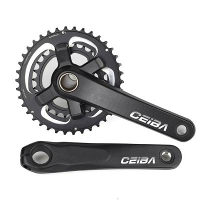 China Mountain Bikes Good Quality Bicycle Crankset Aluminum Alloy Bicycle Chain Wheel Crank Accessory for sale