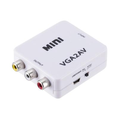 China COMPUTER Factory Direct Adapter 1080P Computer to Old TV Video Conversion Cable VGA to HD AV Converter for sale