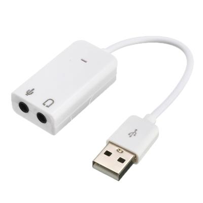 China USB Sound Card Mini Audio Adapter 7.1 Channel Music Adapter 7.1 Channel External Audio Adapter For Microphone PC Laptop for sale