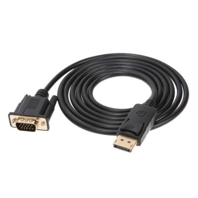 China COMPUTER DP Cable Male to VGA Male to VGA Connector High Speed ​​Meters VGA Cable for PC Monitor Adapter for Laptops for sale