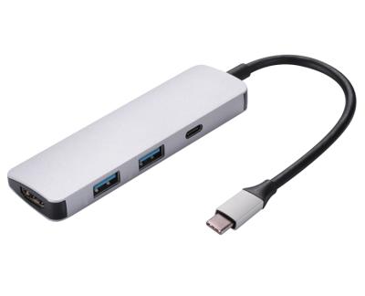 China High Quality Charging+Data Transfer Hub USB Charging Adapter 4 In 1 Type-C Hub Multiport USB3.0 Dock Station for sale