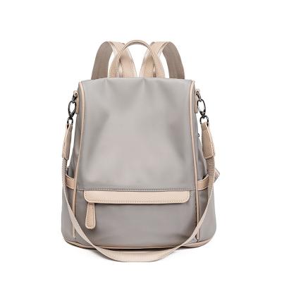 China Apricot pink backpack fashion waterproof bag waterproof durable women backpacks with pussy pack school bags mochilas for students for sale